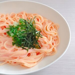 簡単あえるだけ☆明太子パスタ